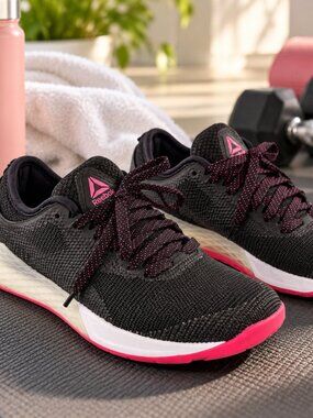 Women's Reebok Nano CrossFit Training Shoes – Black & Pink